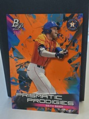 2019 Bowman Platinum Prismatic Prodigies 24/25 Orange Seth Beer #PPP-29